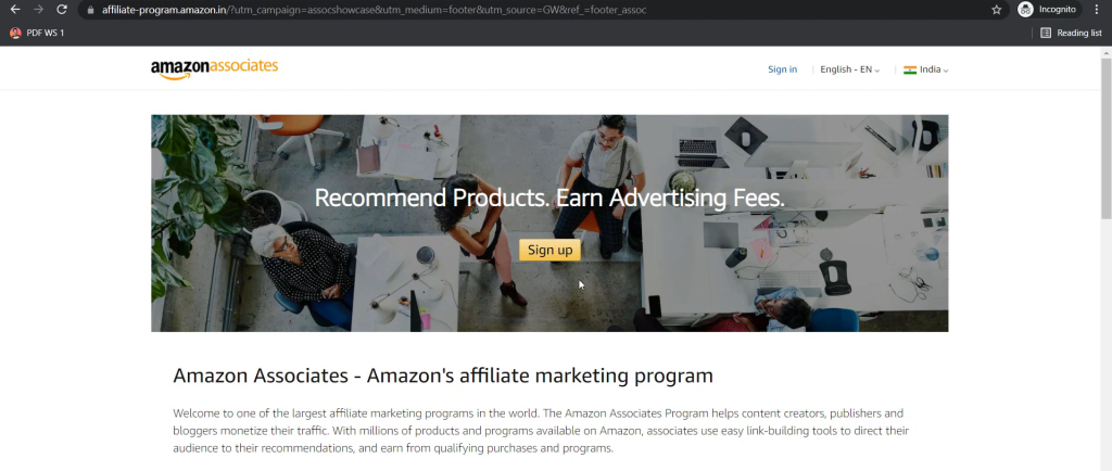 The Best Guide To Create Amazon Associates Account | samialikhan